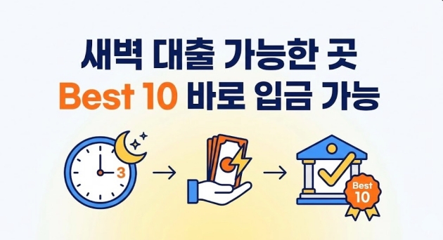 새벽 대출 가능한 곳