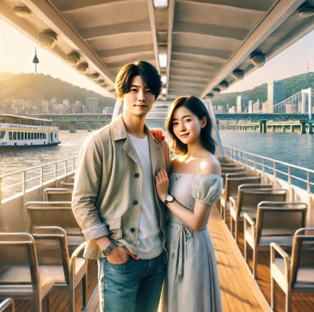 서울 한강버스 탑승 모습