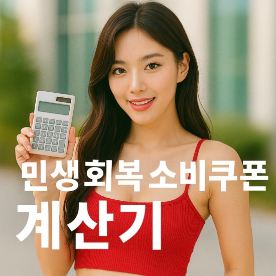 민생회복 소비쿠폰 계산기