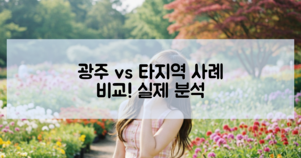 광주 vs 타지역 사례 비교