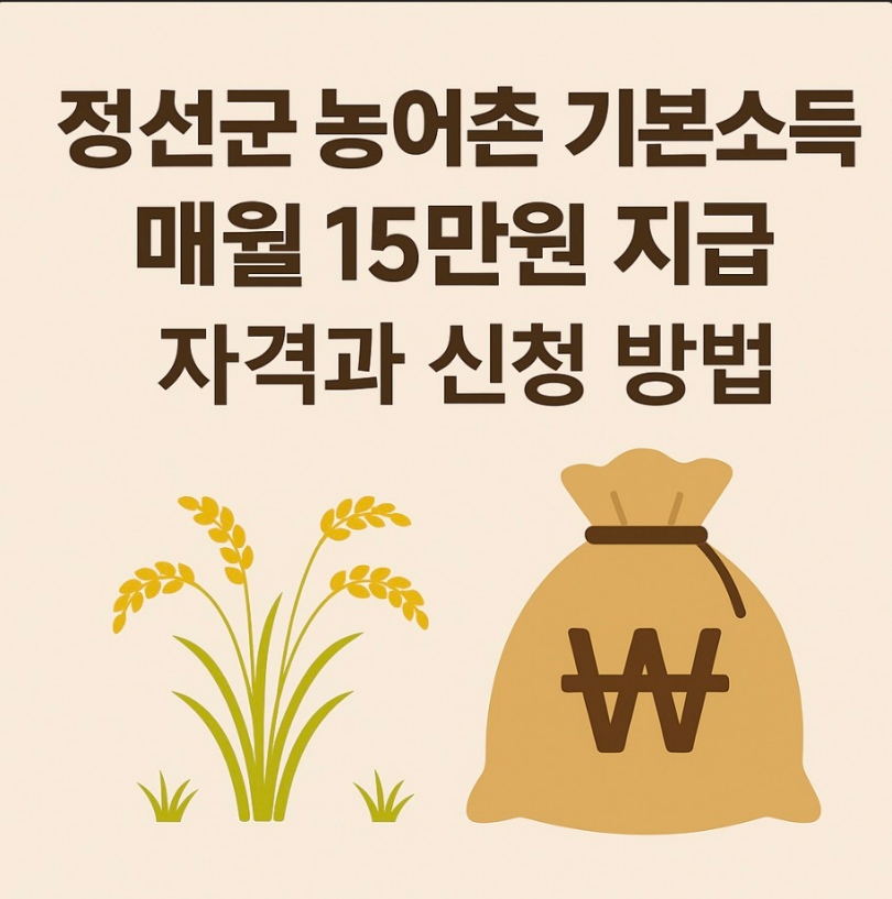 정선군 농어촌 기본소득