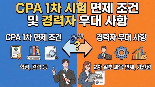 CPA 1차 시험 면제 조건