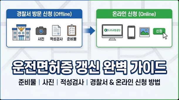 운전면허증 갱신 준비물