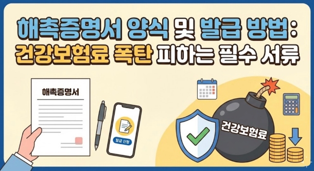 해촉증명서 양식 및 발급