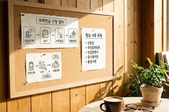 주택연금 신청 절차 흐름도와 필요 서류 목록