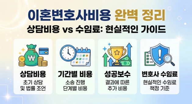 이혼변호사비용: 상담비용과 수임료는 얼마나 들까?