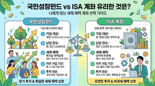 국민성장펀드 vs ISA 계좌 유리한 것은 요약