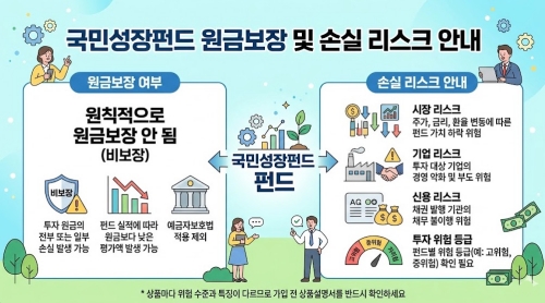 국민성장펀드 원금보장 여부 및 손실 리스크 요약